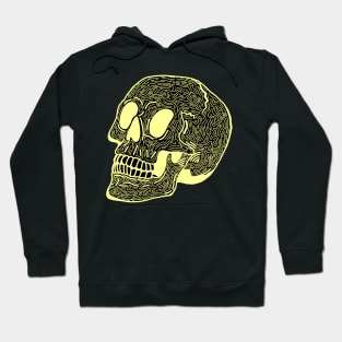 Skull Doodle (Yellow) Hoodie